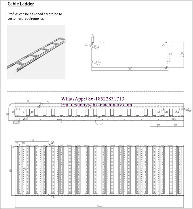 cable ladder machine