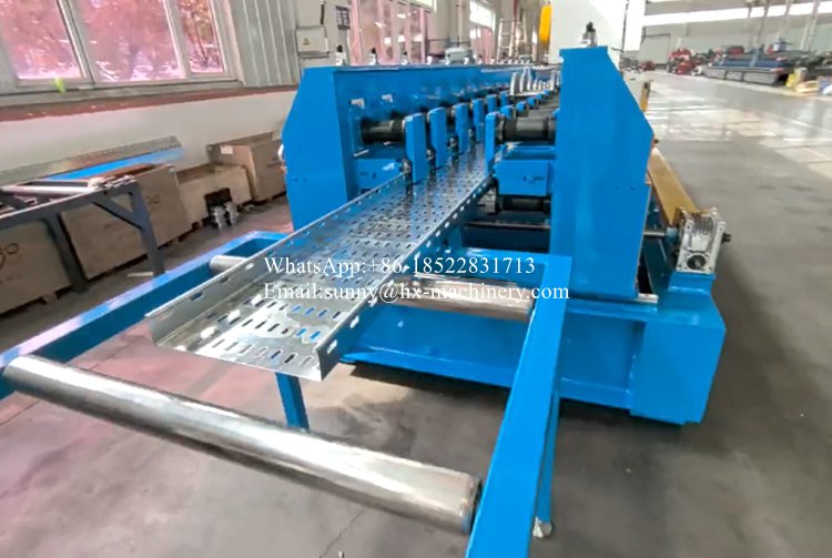 Cable tray roll former