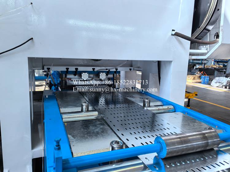 Cable tray cutting machine