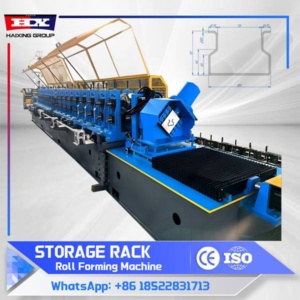 Rack roll forming machine