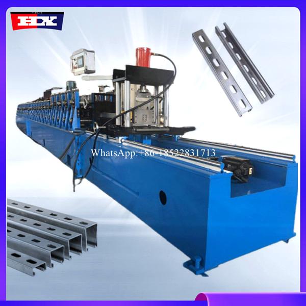 strut channel roll forming machine
