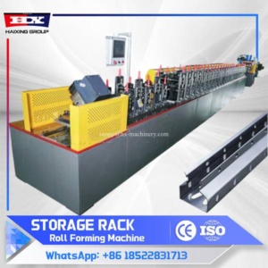 Rack shelf roll forming machine