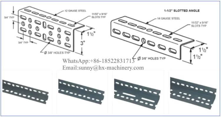 Slotted angle making machine
