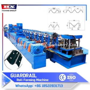 highway guardrail making machine
