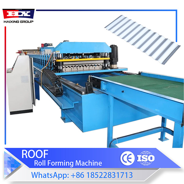 Corrugated sheet rolling machine