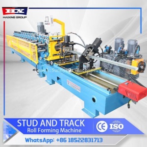 Stud and track machine