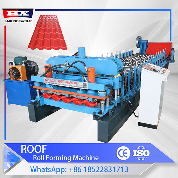 roof tile forming machine