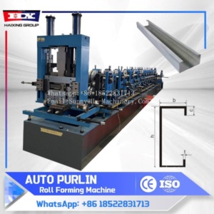 c and z purlin machine
