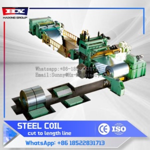 Heavy gauge cut to length line