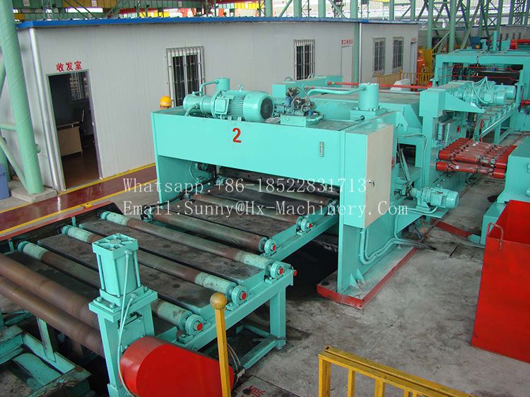 Metal cut to length line