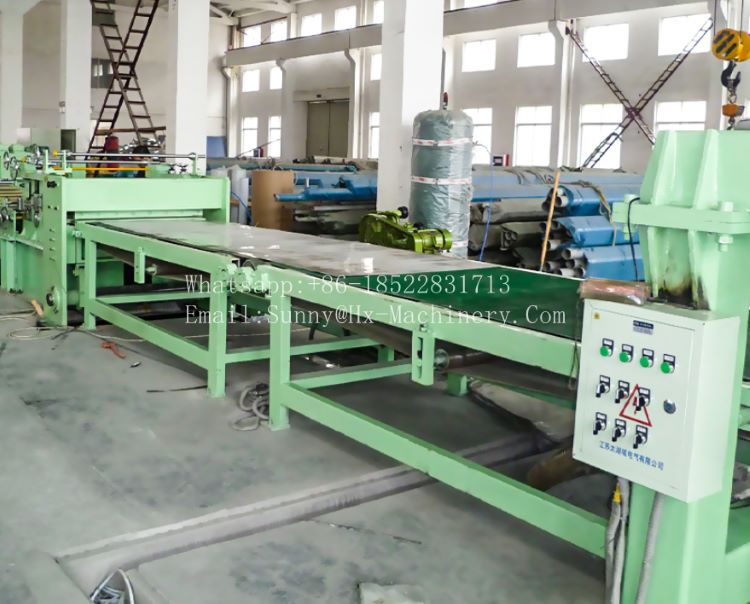 Steel cut to length line